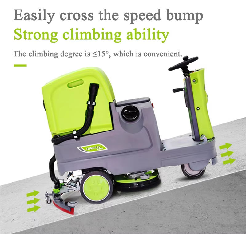 Factory Use Ride on Warehouse Vacuum Floor Sweeper